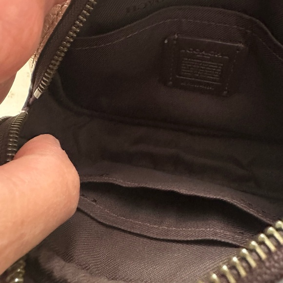 Coach Metallic Silver Crossbody Bag - Picture 7 of 12